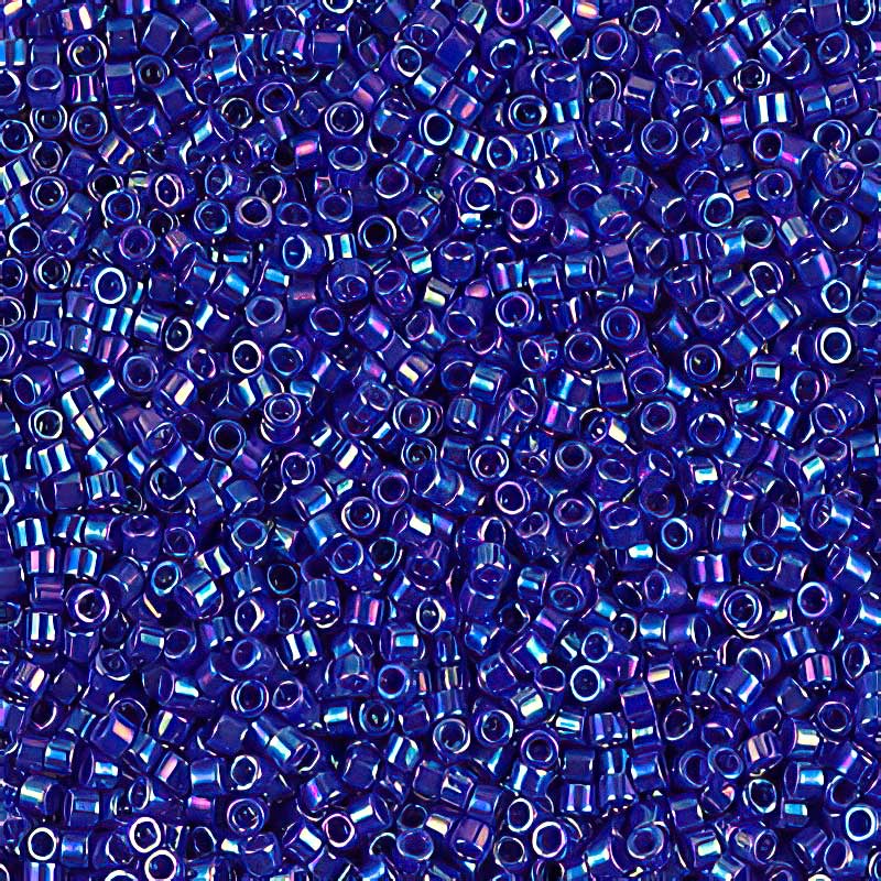 Delica 11/0 Beads - db0165 - Opaque Royal Blue AB 5.2g