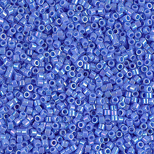 Delica 11/0 Beads - db0167 - Opaque Light Sapphire AB 5.2g