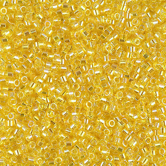 Delica 11/0 Beads - db0171 - Transparent Yellow AB 5.2g