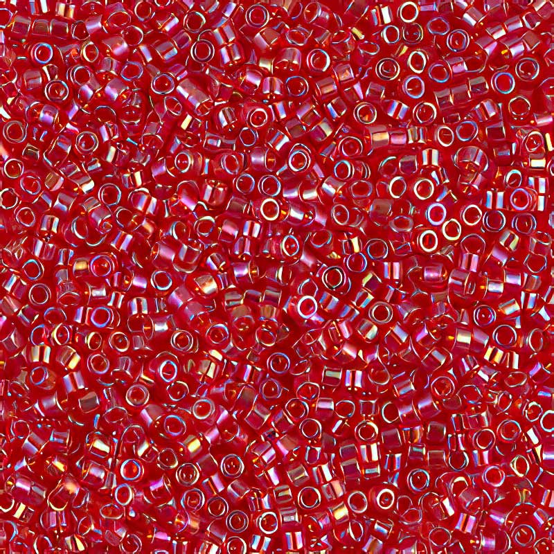 Delica Beads 11/0 - db0172b - Transparent Light Siam AB 50g