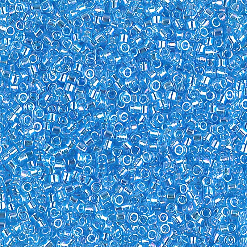 Delica Beads 11/0 - db0176b - Transparent Light Sapphire AB 50g