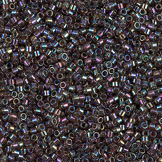Delica Beads 11/0 - db0180b - Transparent Bronze AB 50g