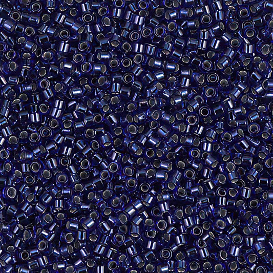 Delica 11/0 Beads - db0183 - Silver Lined Royal Blue 5.2g