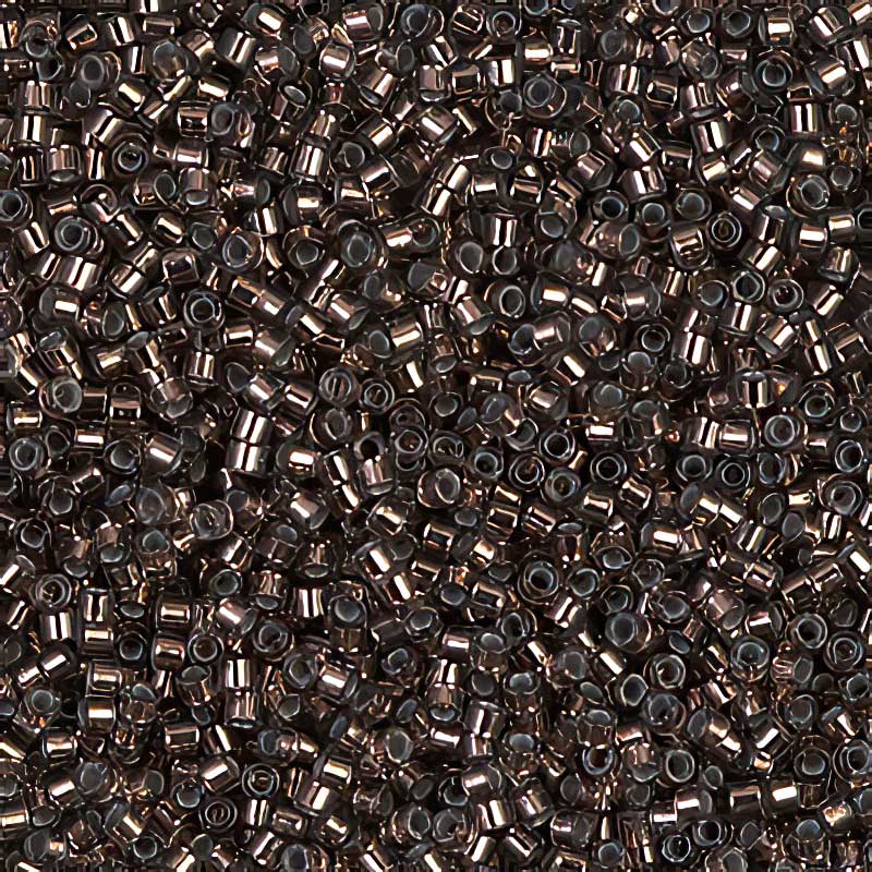 Delica Beads 11/0 - db0184b - Silver Lined Dark Bronze 50g
