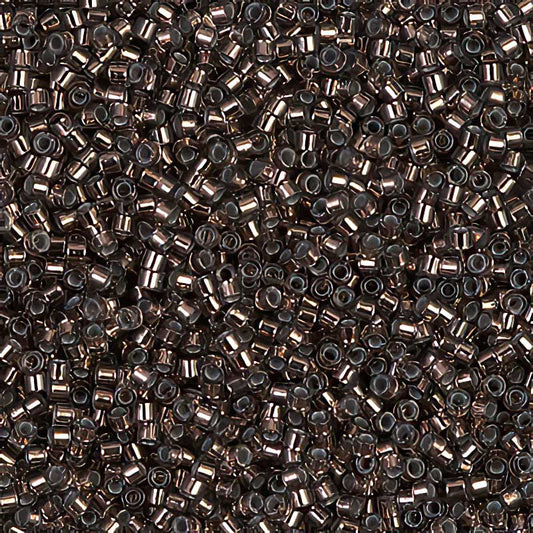 Delica Beads 11/0 - db0184b - Silver Lined Dark Bronze 50g