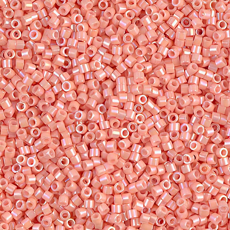 Delica 11/0 Beads - db0207 - Opaque Peach Luster 5.2g