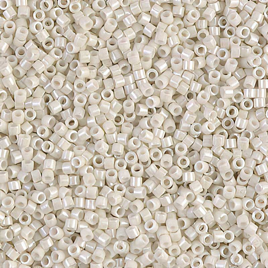 Delica Beads 11/0 - db0211b - Opaque Alabaster Luster 50g