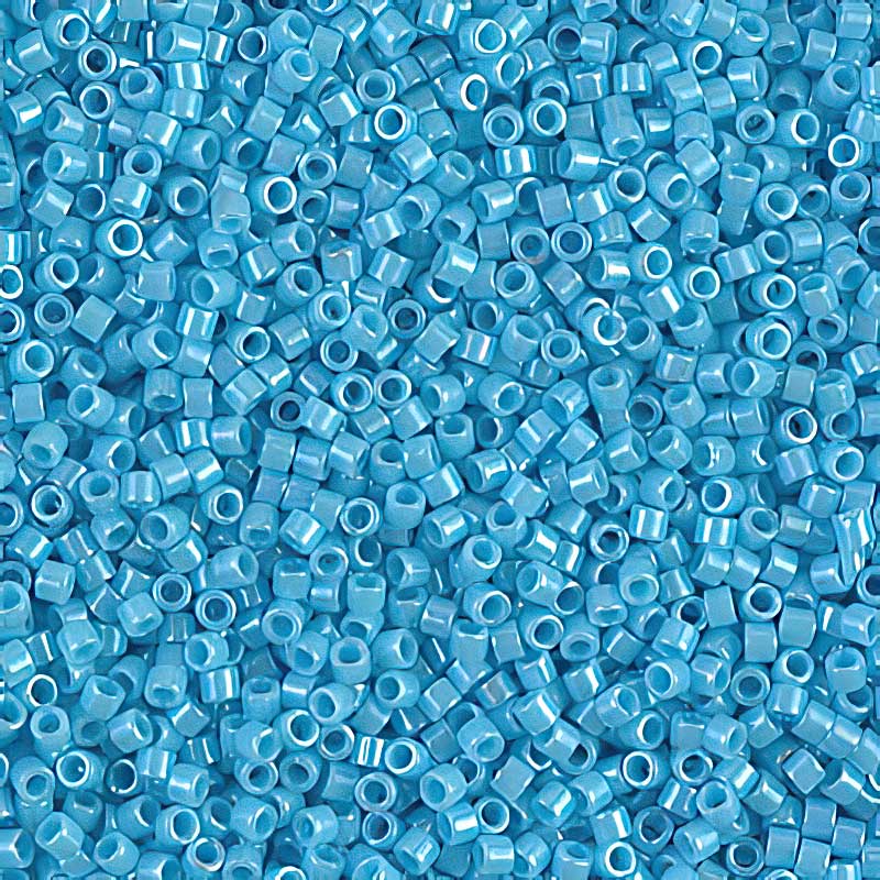 Delica 11/0 Beads - db0215 - Turquoise Blue Lustre 5.2g