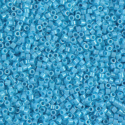 Delica Beads 11/0 - db0215b - Turquoise Blue Lustre 50g