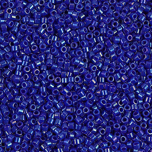 Delica Beads 11/0 - db0216b - Opaque Royal Blue Lustre 50g