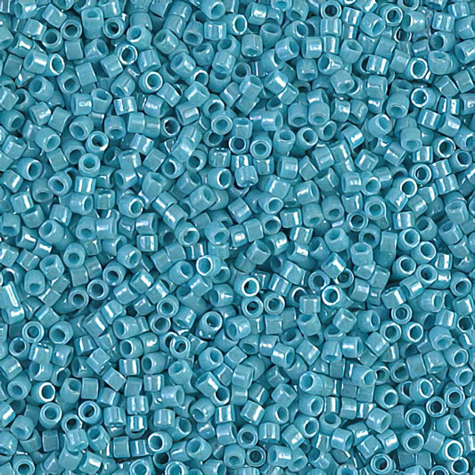 Delica Beads 11/0 - db0217b - Opaque Light Aqua Lustre 50g