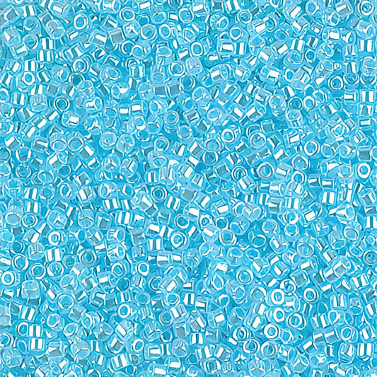 Delica 11/0 Beads - db0239 - Light Aqua Ceylon 5.2g