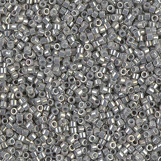 Delica Beads 11/0 - db0251b - Galvanized Grey Luster 50g