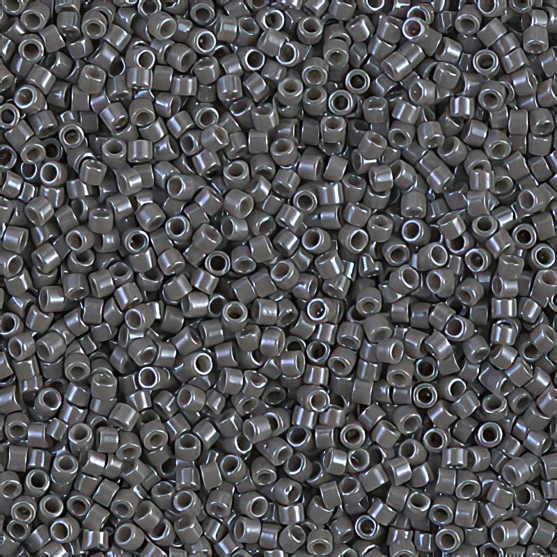 Delica 11/0 Beads - db0268 - Dark Neutral Grey Lustre 5.2g