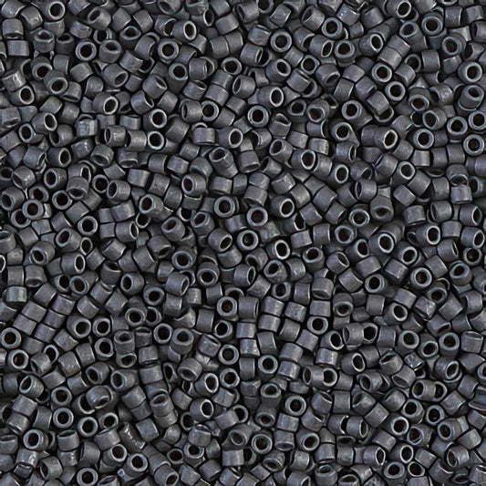 Delica 11/0 Beads - db0306 - Matte Dark Grey 5.2g