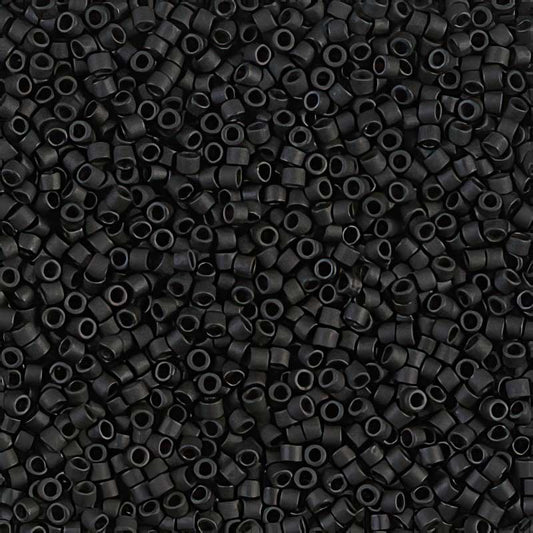 Delica Beads 11/0 - db0310b250 - Black Matte 250g