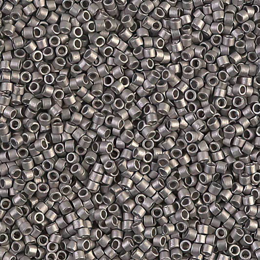 Delica 11/0 Beads - db0321 - Matte Metallic Silver 5.2g