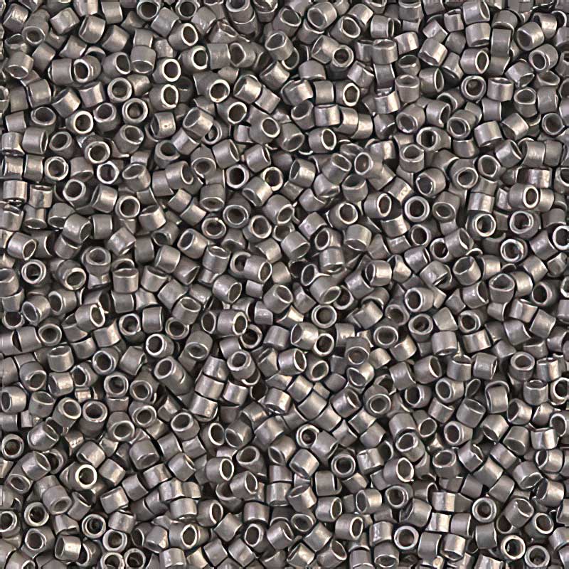 Delica Beads 11/0 - db0321b - Matte Metallic Silver 50g