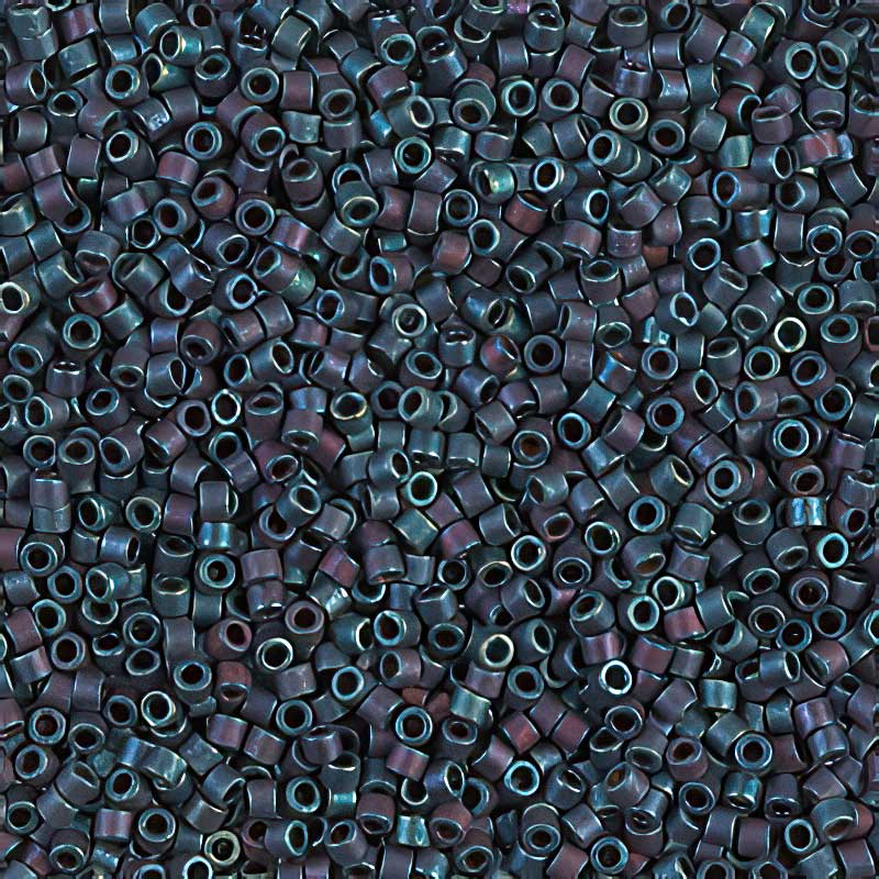 Delica 11/0 Beads - db0325 - Metallic Blue Iris Matte 5.2g
