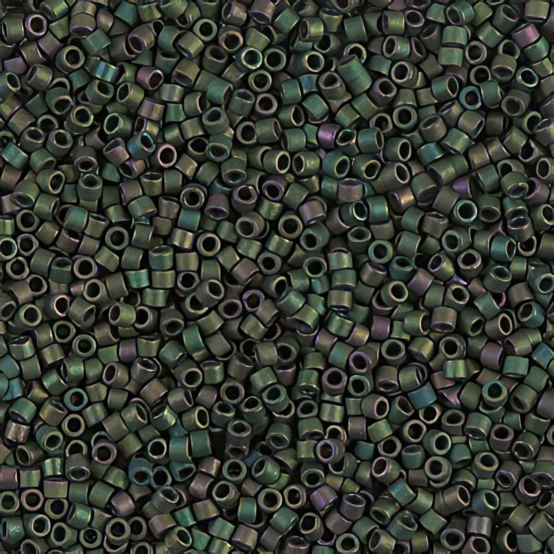 Delica Beads 11/0 - db0327b - Matte Metallic Teal Iris 50g