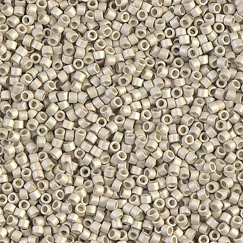 Delica Beads 11/0 - db0335b - Matte Galvanized Silver 50g