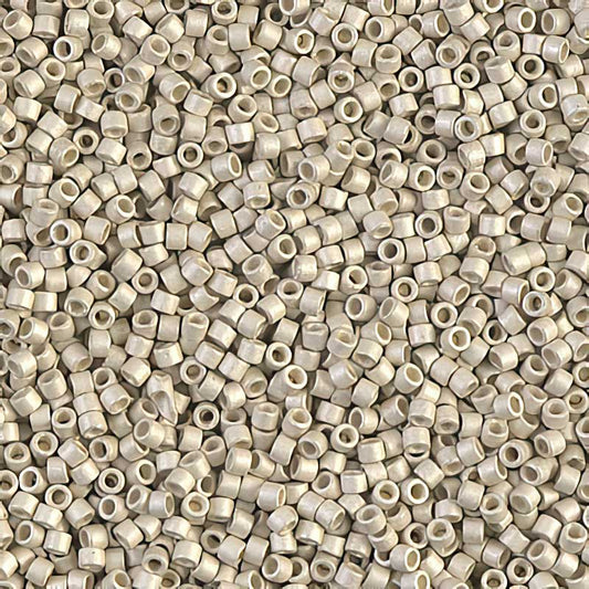 Delica Beads 11/0 - db0335b - Matte Galvanized Silver 50g