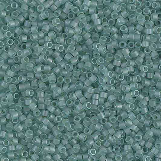 Delica 11/0 Beads - db0385 - Matte Sea Glass Green Lustre 5g