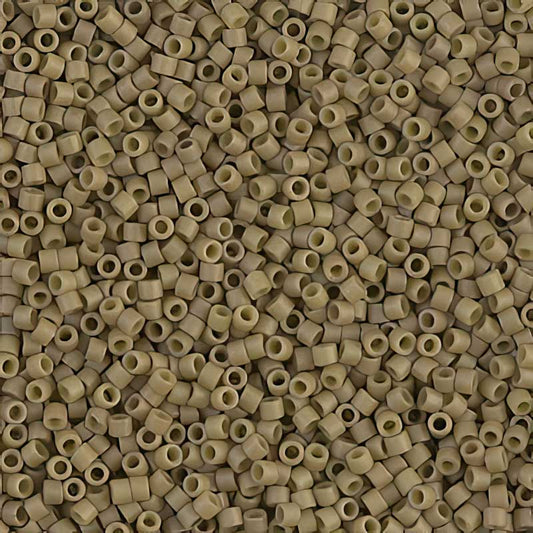 Delica 11/0 Beads - db0390 - Matte Opaque Dark Khaki Lustre 5.2g