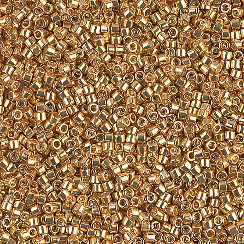 Delica Beads 11/0 - db0410b - Galvanized Yellow Gold 50g