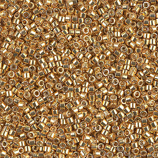 Delica Beads 11/0 - db0410b - Galvanized Yellow Gold 50g