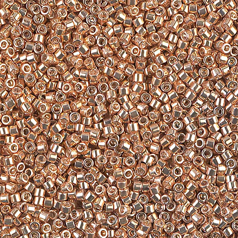 Delica Beads 11/0 - db0411b - Galvanized Gold Dyed 50g