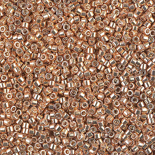 Delica Beads 11/0 - db0411b - Galvanized Gold Dyed 50g