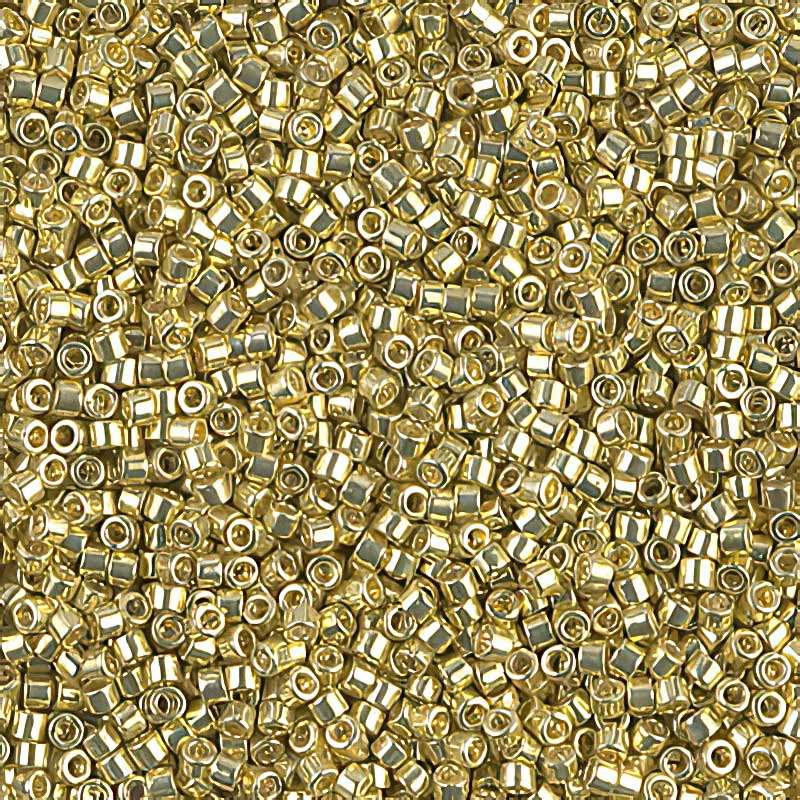 Delica 11/0 Beads - db0412 - Galvanized Yellow 5.2g