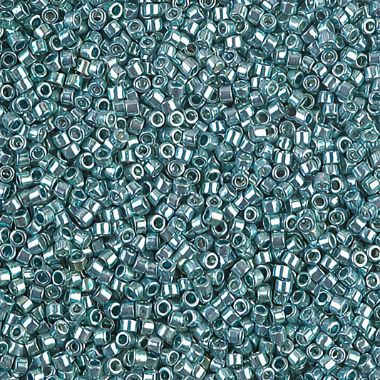 Delica Beads 11/0 - db0416b - Galvanized Opaque Aquamarine 50g