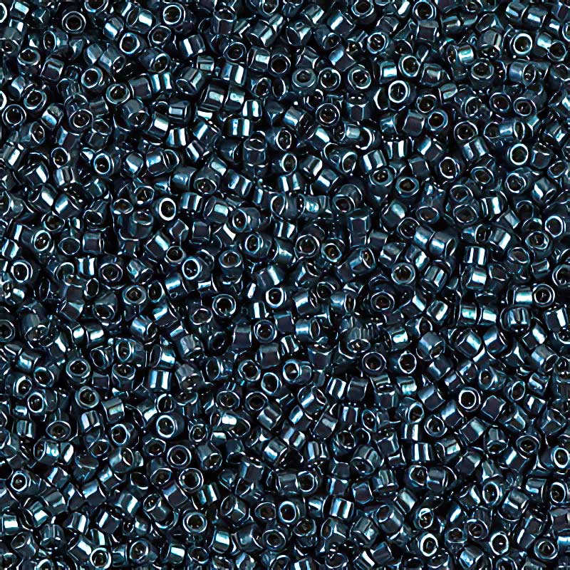 Delica 11/0 Beads - db0451 - Galvanized Dark Steel Blue 5g