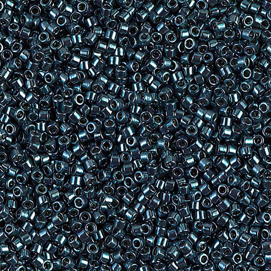 Delica 11/0 Beads - db0451 - Galvanized Dark Steel Blue 5g