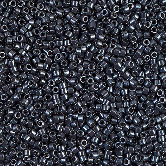 Delica Beads 11/0 - db0453b - Galvanized Gunmetal 50g