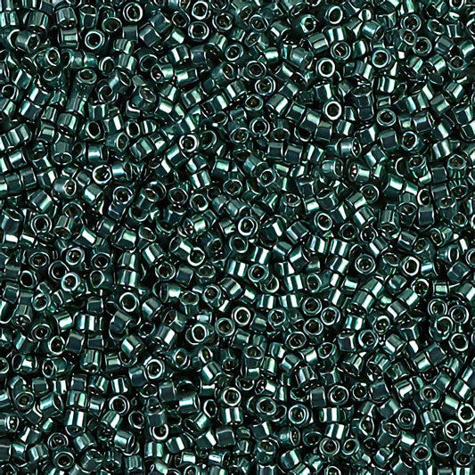 Delica 11/0 Beads - db0458 - Galvanized Holly Green 5.2g