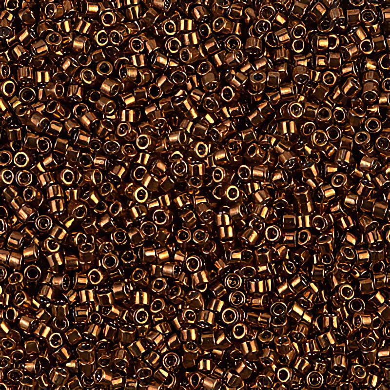 Delica 11/0 Beads - db0461 - Galvanized Aged Copper 5.2g