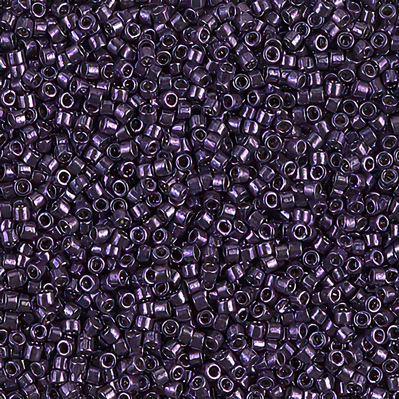 Delica Beads 11/0 - db0464b - Galvanized Aubergine 50g