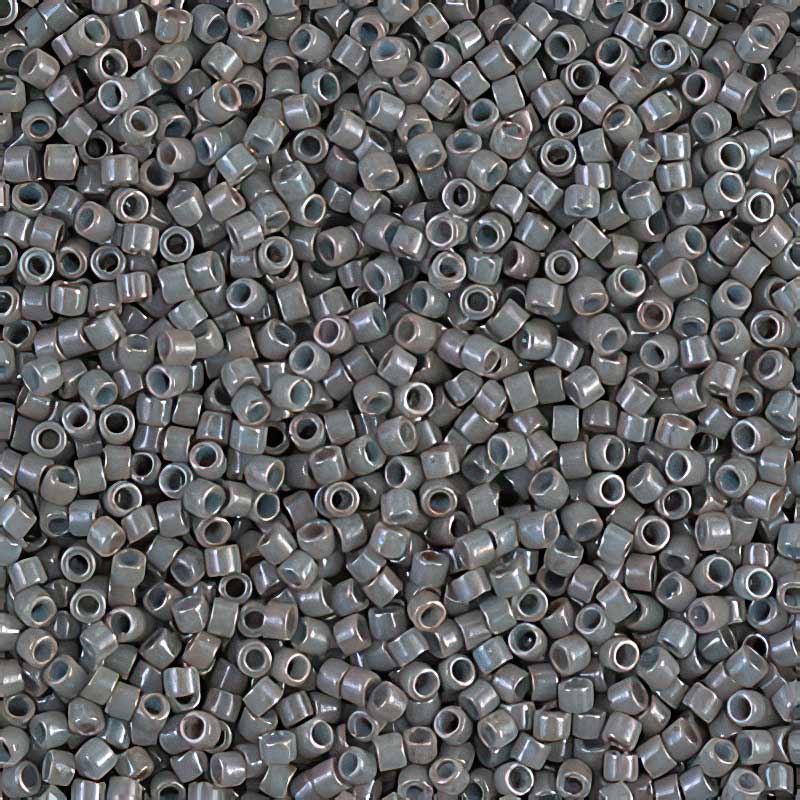 Delica 11/0 Beads - db0652 - Dyed Dark Grey 5.2g