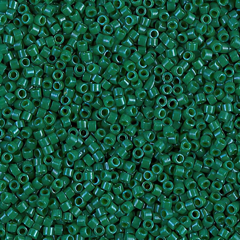 Delica Beads 11/0 - db0656b - Dyed Opaque Jade Green 50g