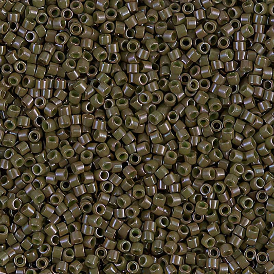 Delica Beads 11/0 - db0657b - Dyed Olive Drab 50g