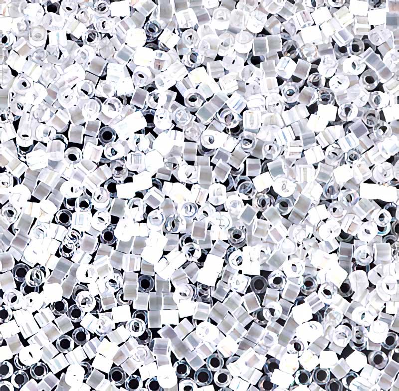 Delica Beads 11/0 - db0670b - Crystal AB Silk Satin 50g