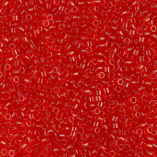 Delica 11/0 Beads - db0704 - Transparent Blood Orange 5.2g