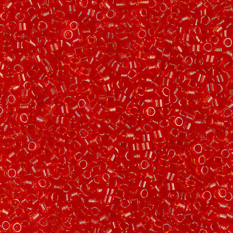 Delica Beads 11/0 - db0704b - Transparent Blood Orange 50g
