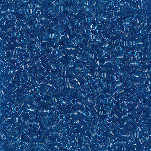 Delica 11/0 Beads - db0714 - Transparent Capri Blue 7.1g