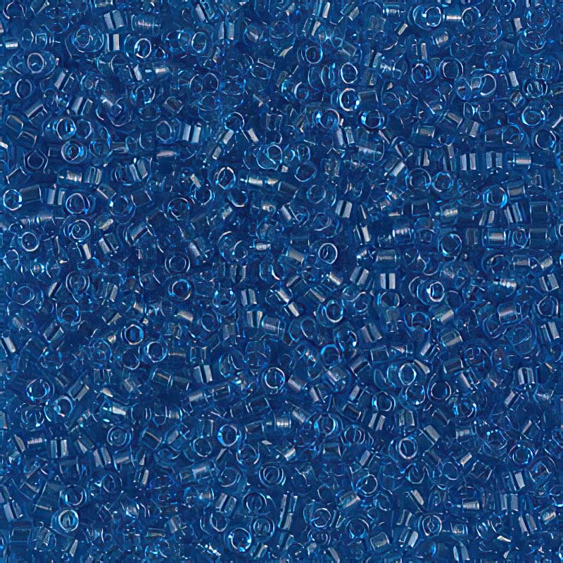 Delica Beads 11/0 - db0714b - Transparent Capri Blue 50g