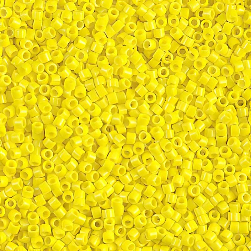 Delica Beads 11/0 - db0721b - Opaque Yellow 50g