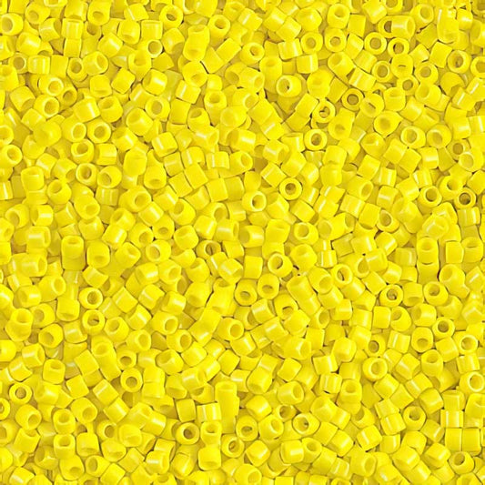 Delica Beads 11/0 - db0721b250 - Opaque Yellow 250g